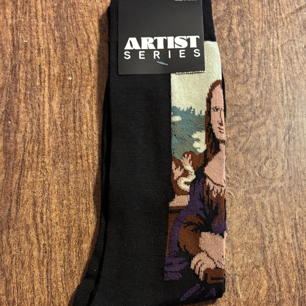 Mona Lisa Men’s Black Socks